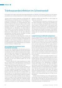Tränkwasserdesinfektion LDT Artikel (gwf)
