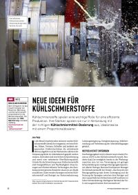 Neue Ideen für Kühlschmierstoffe