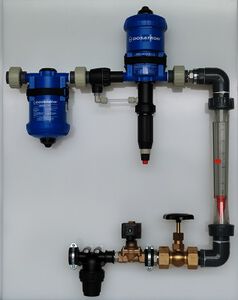 Polymer Dosieranlage mit dynamischem Mischer