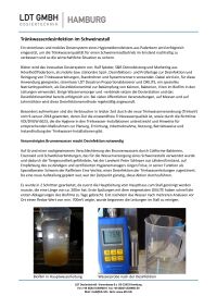 Tränkwasserdesinfektion LDT Bericht