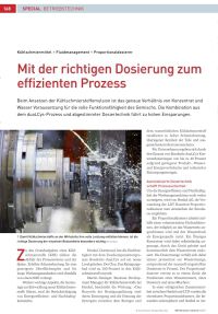 Mit der richtigen Dosierung zum effizienten Prozess