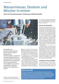 Wassermesser, Dosierer und Mischer in einem
